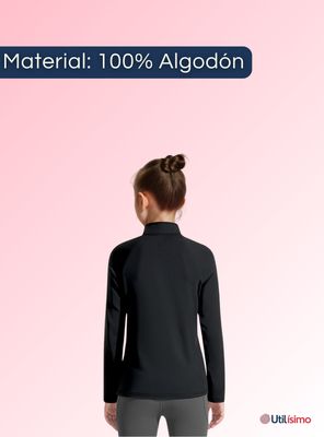 Imagen 2 del producto Pack 6 Camisetas Poleras Beatle Niña Primera Capa Algodón