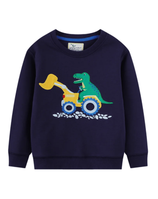 Imagen 2 del producto Poleron Jump Kids Bebe Niño Dinosaurios Surtido