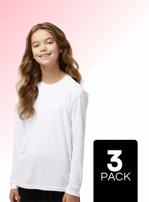 Pack 3 Camisetas Polar Primera Capa Niña Invierno