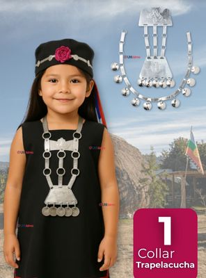 Imagen 2 del producto Collar Trapelacucha Mapuche Machi Aluminio Fiestas Patrias