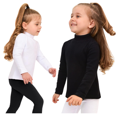 Pack 2 Camisetas Poleras Beatle De Niña Primera Capa Algodón