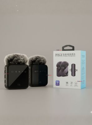 Line Pack 2 Micrófonos Inalámbrico 3 En 1 Para Celular