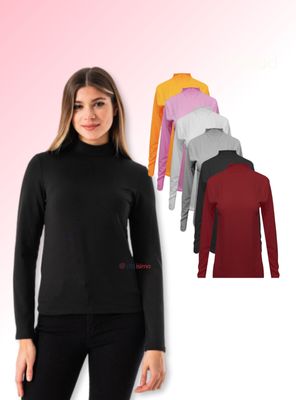 Imagen 2 del producto Camiseta Beatle Bambú Manga Larga Mujer Polera Colores Surtidos