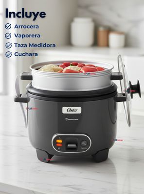 Imagen 2 del producto Oster Arrocera 3en1,Recubrimiento Antiadherente 1,8 L Oster DiamondForcen,CKSTRC10DFSKE Version 2026