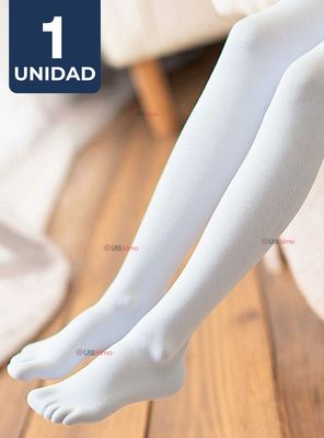 Ballerina Panty Primera Capa Blancas Niña Fiestas Patrias