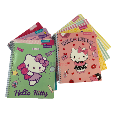 Pack 10 Cuadernos Caricaturas Niña Matemática 7MM 100 hojas