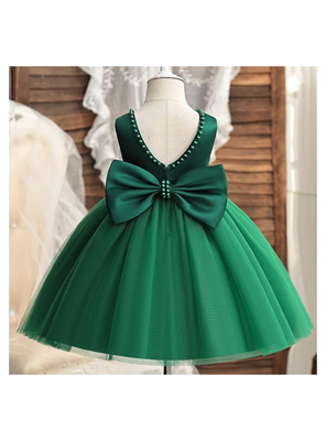 Imagen 2 del producto Vestido De Fiesta Con Lazo Y Perlas Jump Kids