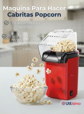 Imagen 2 del producto Maquina Cabritas Palomitas Popcorn 1200w
