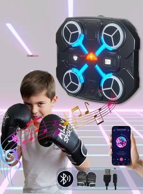Imagen 1 del producto Maquina Boxeo Musical Para Niños con Bluetooth Entrenamiento Inteligente