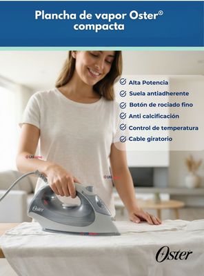 Imagen 2 del producto Plancha de vapor Oster® compacta GCSTBS5001