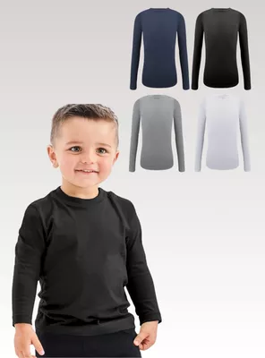 Pack 3 Camisetas Poleras Polar Primera Capa Niño