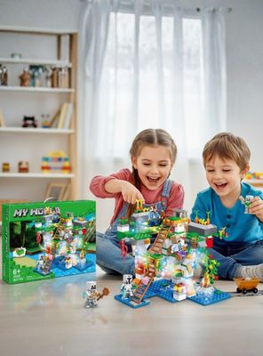 Imagen 1 del producto Juguete Bloques de Construcción My World Con Luces de 562 Piezas Niño