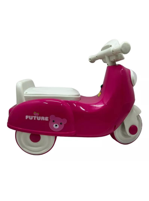 Imagen 2 del producto Scooter Moto Infantil con Luz y Sonido Niño Niña Fuscia de 1 a 5 años