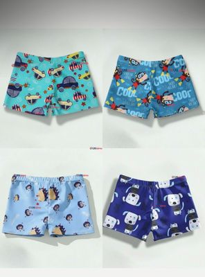 Pack 3 Shorts De Playa Para Niños Traje Baño Pantalón Corto en Diseños Surtidos