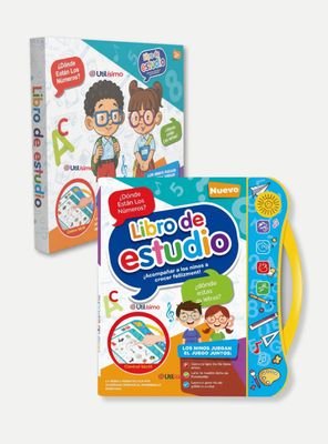 Libro Didáctico Interactivo con Aprendizaje Bilingüe Juguete Niño o Niña