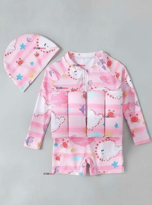 Traje de Baño Flotador Enterito Con Gorro 2 Piezas para Niña de 9 a 36 Meses Marine Fantasy