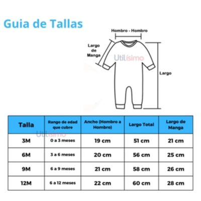 Imagen 2 del producto Enterito Bebe Niño Pijama Jump Kids Bombero