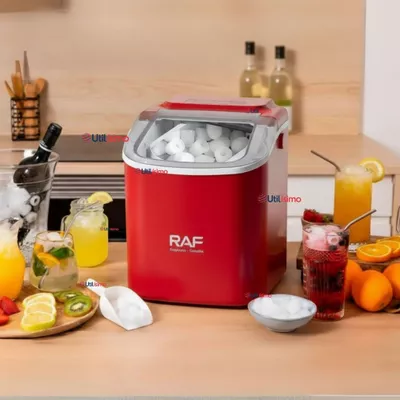 Maquina para hacer Hielo Portátil Premium Hogar Color Rojo