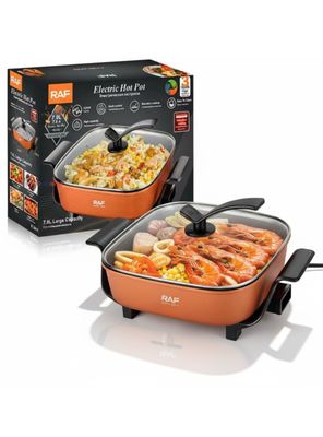 Sartén Eléctrico Multifuncional Antiadherente 1350W de Potencia