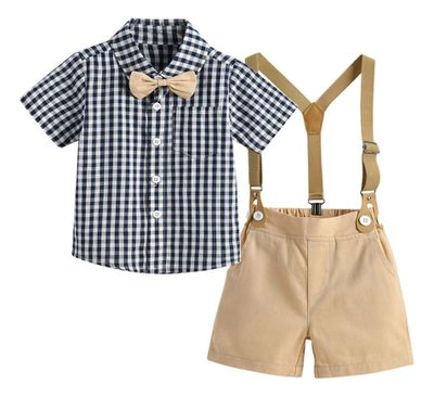 Conjunto de Vestir Corto con Tirantes para Niños Jump Kids