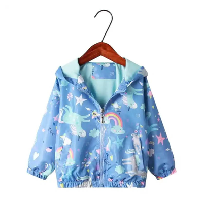 Imagen 2 del producto Chaqueta Cortaviento Impermeable Niña y Bebé Jump Kids SURTIDO