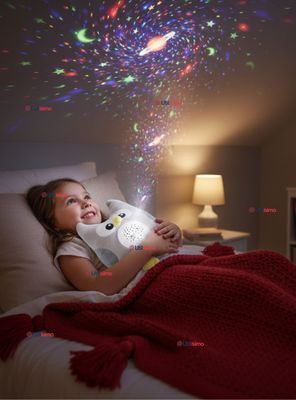 Peluche de Búho Espantacuco Con Luz Y Sonido Para Bebé Niño Niña