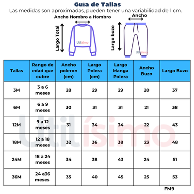 Imagen 2 del producto Set 2 piezas Conjunto Buzo Polerón Niño 100% Algodón Cool Times