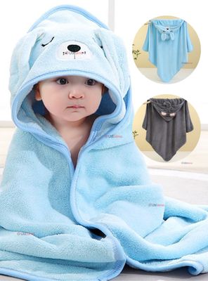 Toalla de Bebé Con Capucha Animales Surtido Niño