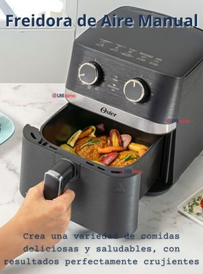 Imagen 2 del producto Oster® Freidora de Aire Manual, Recubrimiento Oster® DiamondForce, 4L Capacidad,CKSTAF401MDF