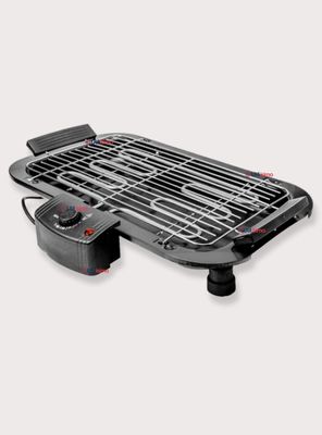 Parrillera Eléctrica Asador 2000W de Potencia Antiadherente Color Negro