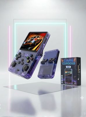Pantalla IPS Consola Retro Gaming Portátil R36s 64GB Recargable USB Tipo C