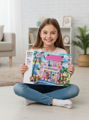 Set De Bloques Didácticos Juguete Niña Casa de Muñecas 474 Piezas