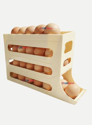 Organizador Dispensador De Huevos Cocina Huevera 4 Niveles