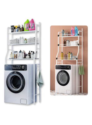 Organizador Estante De Lavadora Metalico Rack 3 Niveles