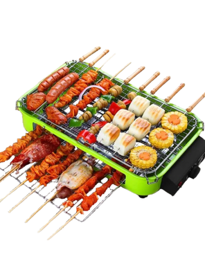 Asador Parrillera Doble Nivel 2 En 1 Churrasquera Eléctrica