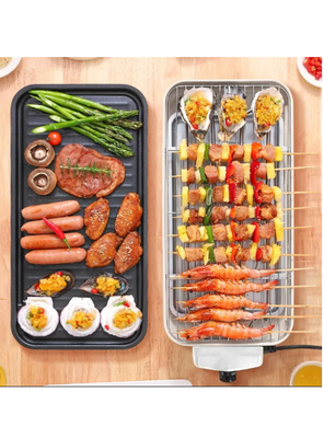 Imagen 2 del producto Asador Parrillera Doble Nivel 2 En 1 Churrasquera Eléctrica