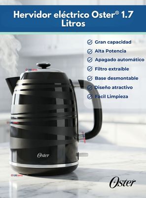 Imagen 2 del producto Hervidor eléctrico Oster® Capacidad 1.7 Litros BVSTKT4177B Versión 2026