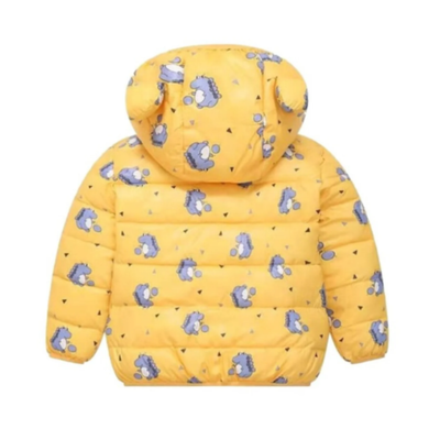 Imagen 2 del producto Parka Con Capucha Y Mangas Larga Niño Dinosaurio Amarillo Jump Kids