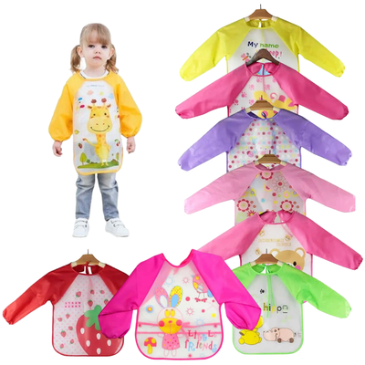 Pack 3 Baberos Regulables con Mangas Para Bebés Jump Kids