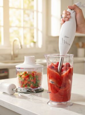 Imagen 1 del producto Batidora de inmersión Oster® con accesorios 2616 Vesión 2026