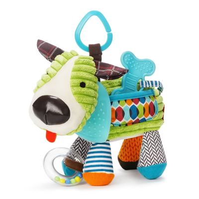 Sonajero Mordedor Cachorro Peluche Sensorial