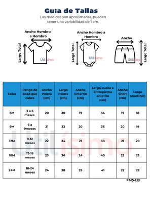 Imagen 2 del producto Set 3 Piezas Conjunto con Body sin Mangas Estampado Bebé Niña 6 a 24 Meses Pear Print