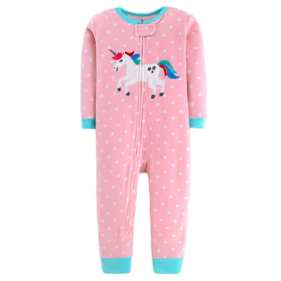Imagen 1 del producto Enterito Pijama Largo Niña Cierre Sin Pie 100% Algodón