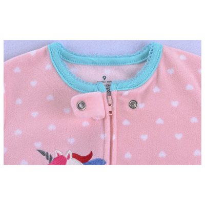 Imagen 2 del producto Enterito Pijama Largo Niña Cierre Sin Pie 100% Algodón