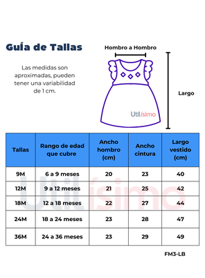 Imagen 2 del producto Vestido Sin Mangas Estampado Bebé Niña 9 a 36 Meses Floral Girl