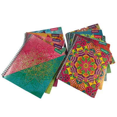 Pack 10 Cuadernos Mandalas Matemática 7MM 100 hojas