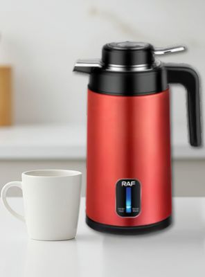 Termo Hervidor Eléctrico Acero Inoxidable 2 Litros Rojo