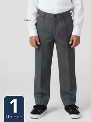 Pantalón Escolar Colegio Clásico para Niños Gris