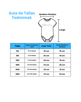 Imagen 2 del producto Pack 5 Bodies Sin Manga Corta Animales Marinos Tedmimak 100% Algodón Body Pilucho