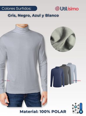 Imagen 2 del producto Pack 6 Camiseta Cuello Beatle Polar Manga Larga Juvenil  Colores Surtidos